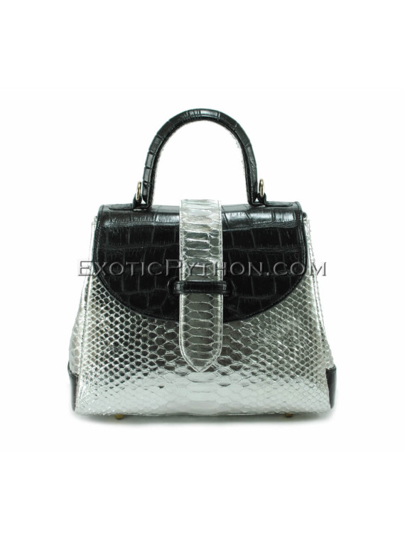 Crocodile & Python leather bag BG-309