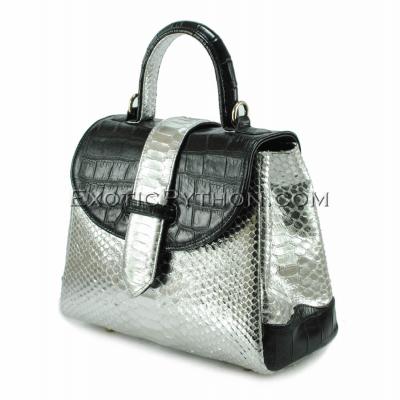 Crocodile & Python leather bag BG-309