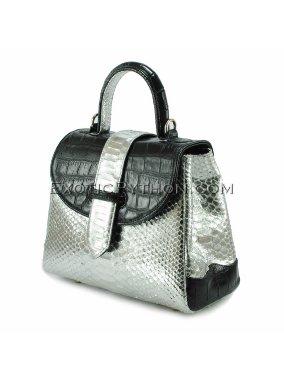 Crocodile & Python leather bag BG-309