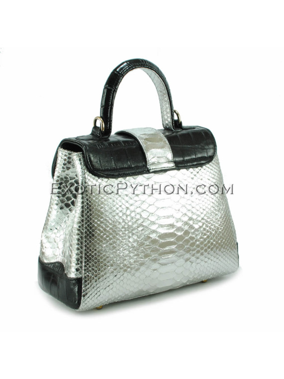 Crocodile & Python leather bag BG-309