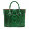 Python handbag emerald shiny BG-306