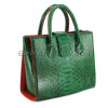 Python handbag emerald shiny BG-306