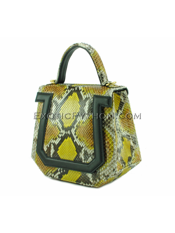 Snakeskin bag yellow multicolor BG-300