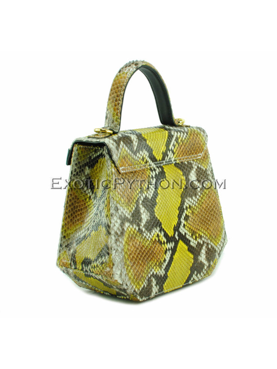 Snakeskin bag yellow multicolor BG-300