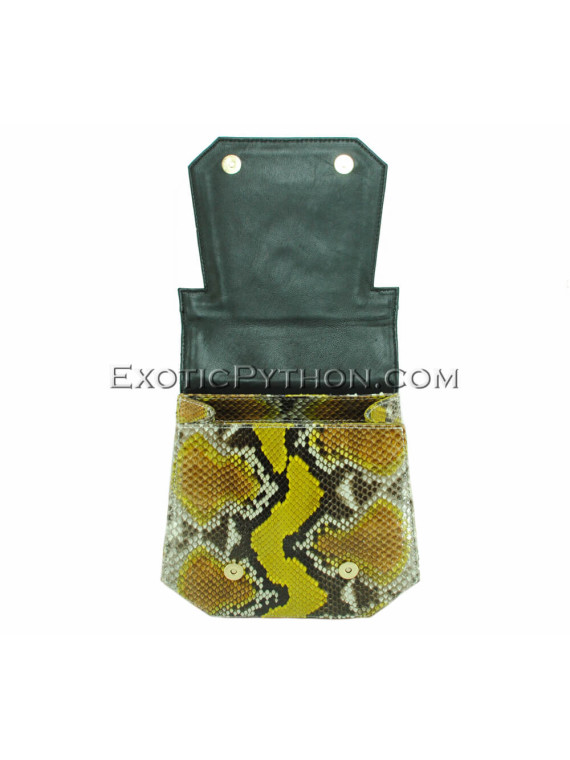 Snakeskin bag yellow multicolor BG-300