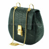 Reptile skin bag classic black matt BG-295