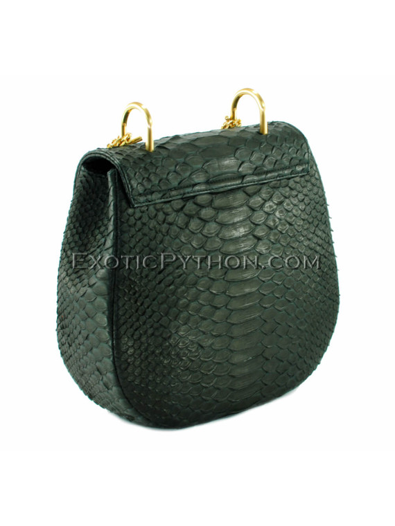 Reptile skin bag classic black matt BG-295