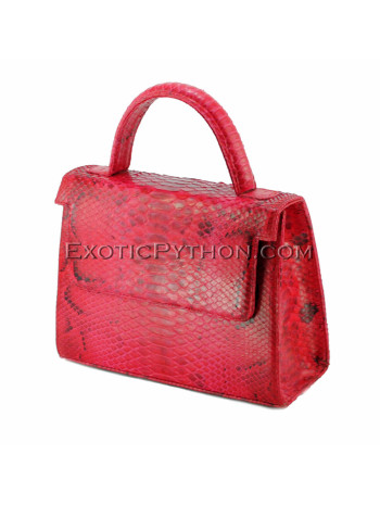 Python skin bag red motive BG-294