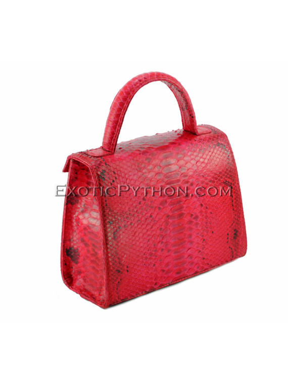 Python skin bag red motive BG-294