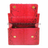 Python skin bag red motive BG-294