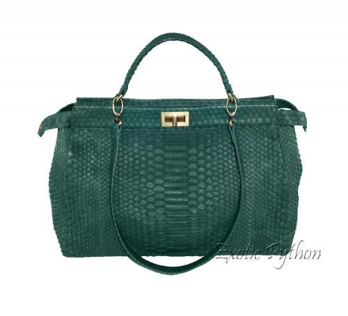 Genuine python snakeskin handbag BG-165