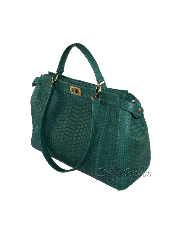 Genuine python snakeskin handbag BG-165