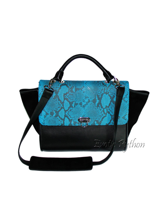 Python bag blue motive & black BG-1