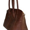 Genuine python bag brown matt BG-2