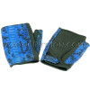 Snakeskin gloves blue color AC-65