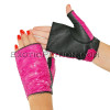 Snakeskin gloves fuchsia color AC-66