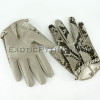 Snakeskin gloves gray color AC-68