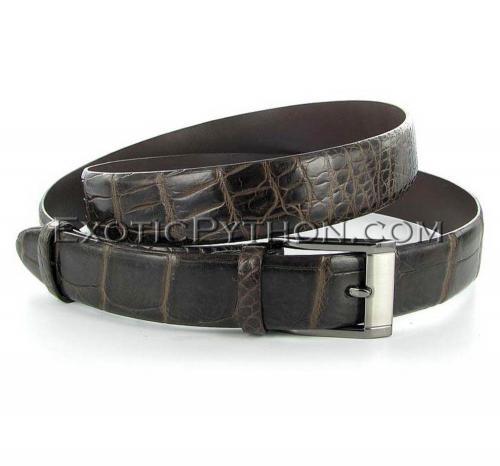 Crocodile leather belt AC-69