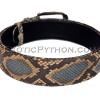 Python leather belt AC-71