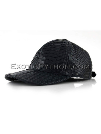 Snakeskin cap black color  AC-52