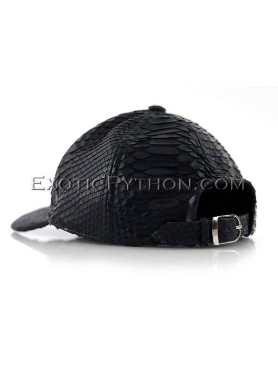 Snakeskin cap black color  AC-52