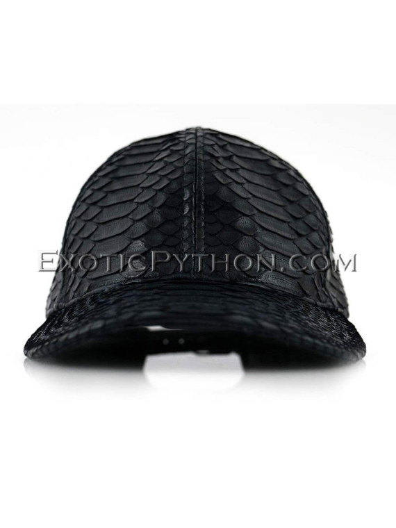 Snakeskin cap black color  AC-52