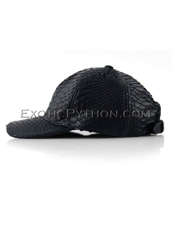 Snakeskin cap black color  AC-52