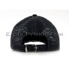 Snakeskin cap black color  AC-52