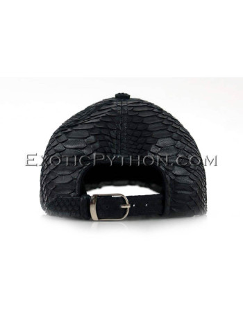 Snakeskin cap black color  AC-52