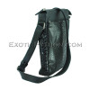 Python leather crossbody bag BG-368