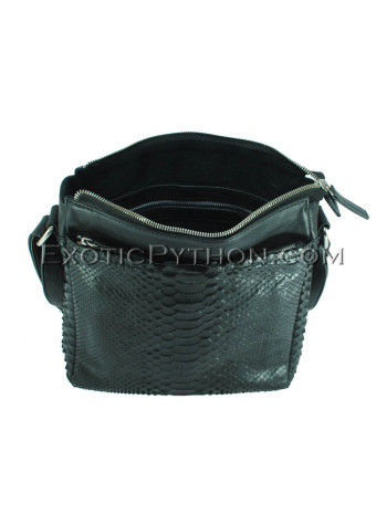 Python leather crossbody bag BG-368