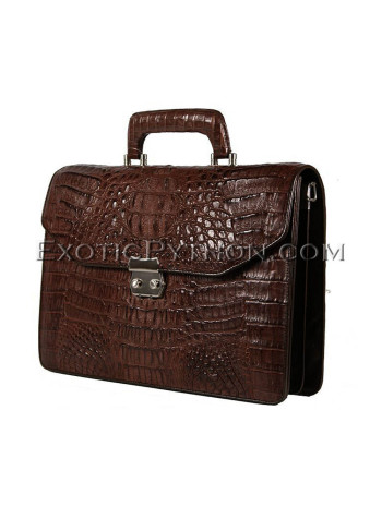 Crocodile leather men's briefcase  BG-369