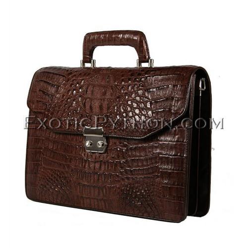 Crocodile leather men's briefcase BG-369