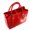 Python leather bag red BG-240