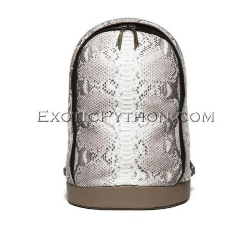 Python leather backpack BG-247 