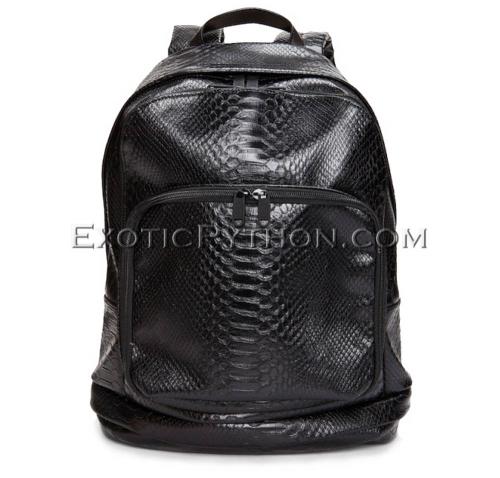 Python leather backpack BG-250