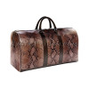 Python leather bag color brown motif BG-251