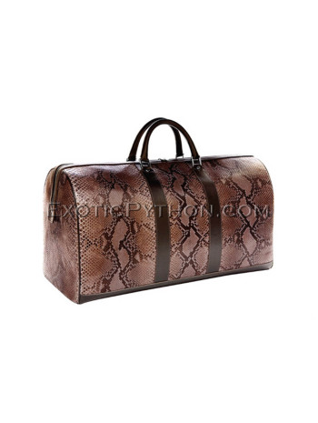 Python leather bag color brown motif BG-251