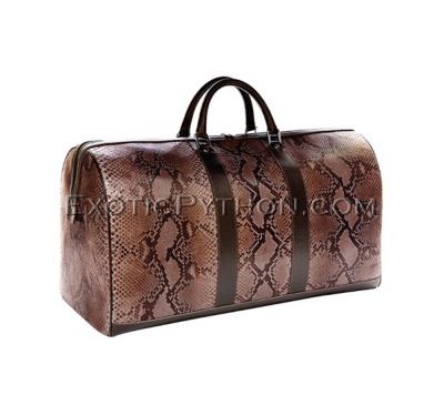Python leather bag color brown motif BG-251
