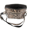 Python leather bag natural color BG-252