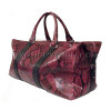 Python leather bag color burgundy motif BG-253