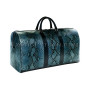 Python leather bag color blue motif BG-254