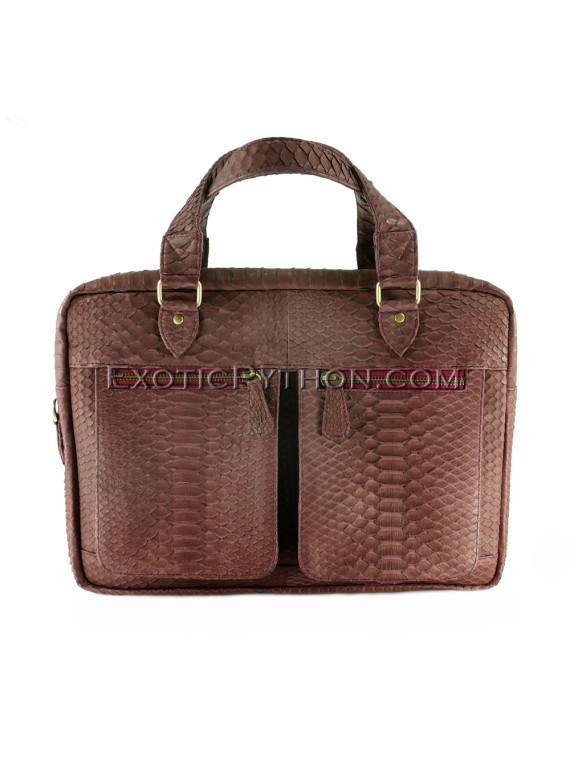 Python leather bag BG-255