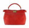 Python leather bag red BG-256