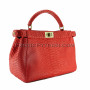 Python leather bag red BG-256