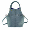 Python leather bag Gray BG-259