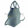 Python leather bag Gray BG-259