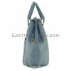 Python leather bag Gray BG-259