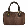 Python leather bag brown BG-260