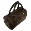 Python leather bag brown BG-260